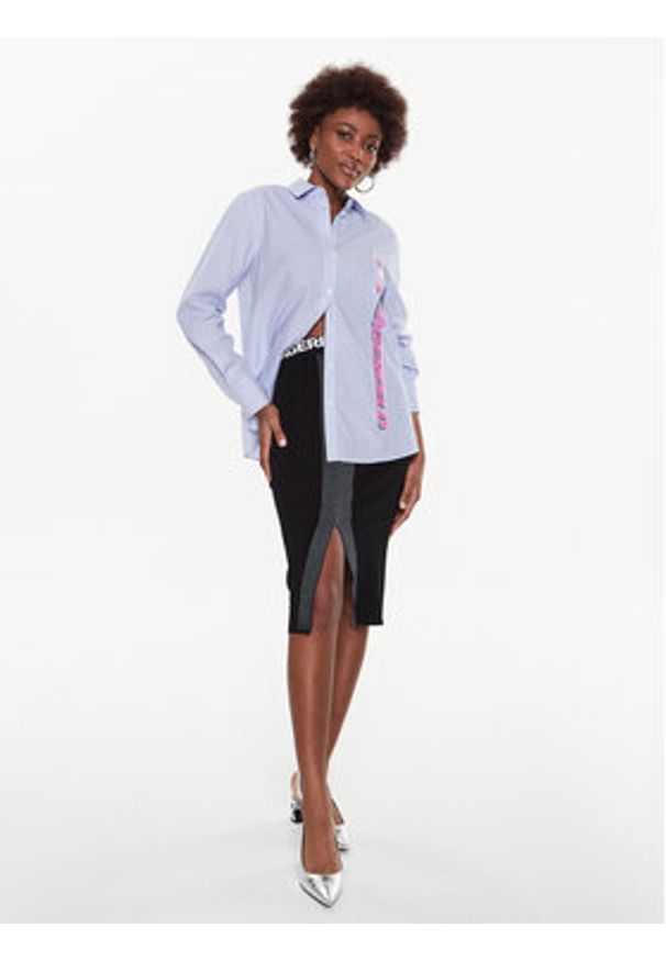 Karl Lagerfeld - KARL LAGERFELD Spódnica ołówkowa 221W1325 Czarny Slim Fit. Kolor: czarny. Materiał: wiskoza