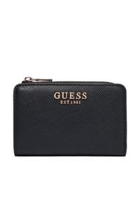 Guess Mały Portfel Damski Bolena Slg SWZG92 07156 Czarny. Kolor: czarny. Materiał: skóra