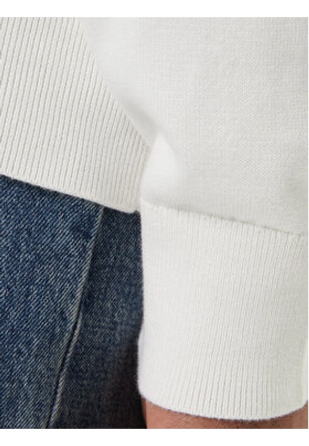 Calvin Klein Jeans Sweter LV04RC309G Écru Regular Fit. Materiał: bawełna