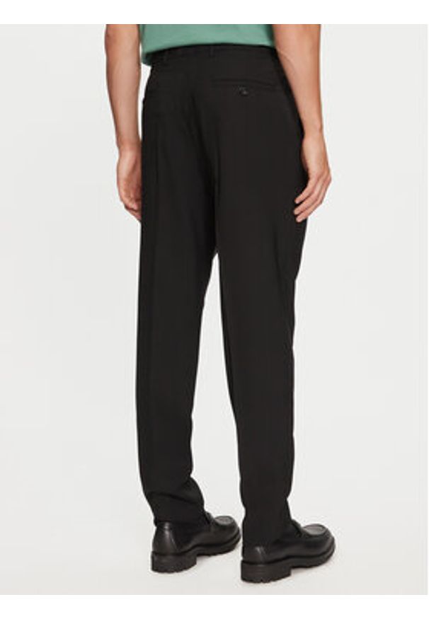 AMI PARIS - AMI Paris Spodnie materiałowe HTR013.WV0044 Czarny Regular Fit. Kolor: czarny. Materiał: wełna