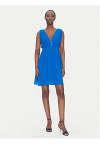 Morgan Sukienka koktajlowa 251-RIA Niebieski Regular Fit. Kolor: niebieski. Materiał: syntetyk. Styl: wizytowy #3