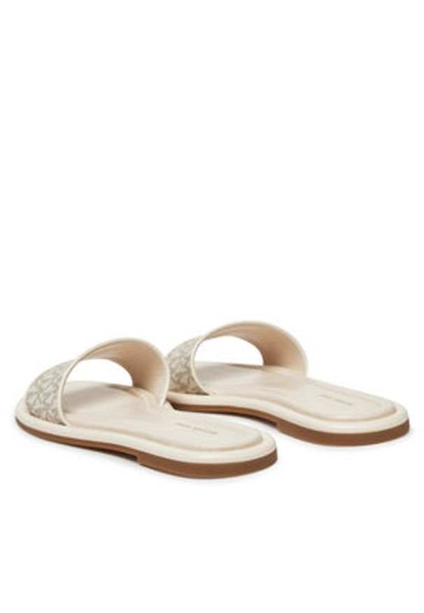 MICHAEL Michael Kors Klapki Dana 40S5DNFS1B Écru. Materiał: skóra