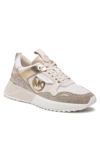 MICHAEL Michael Kors Sneakersy Theo Trainer 43F2THFS3D Złoty. Kolor: złoty. Materiał: skóra #1