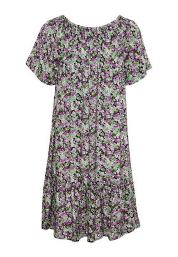 Kaffe Sukienka letnia Lorania 10507492 Kolorowy Regular Fit. Materiał: wiskoza. Wzór: kolorowy. Sezon: lato