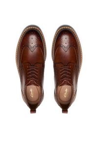 Clarks Półbuty Aldwin Limit 26178428 Brązowy. Kolor: brązowy. Materiał: skóra #3