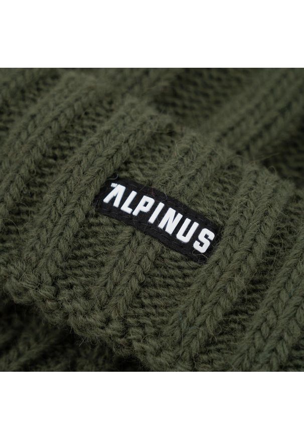 Czapka trekkingowa Alpinus Nuorgam. Kolor: zielony. Sezon: zima. Styl: sportowy