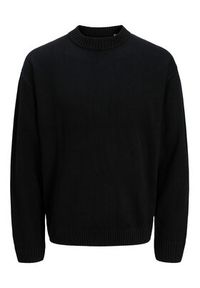 Jack & Jones - Jack&Jones Sweter Urban 12278942 Czarny Relaxed Fit. Kolor: czarny. Materiał: bawełna #5