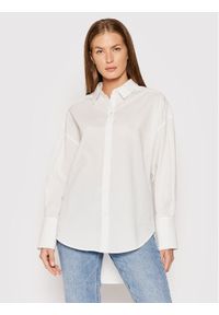 Vero Moda Koszula Stinna 10250167 Biały Loose Fit. Kolor: biały. Materiał: bawełna #1