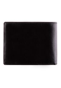 Wittchen - Męski portfel skórzany z rozkładanym panelem. Kolor: czarny. Materiał: skóra #4