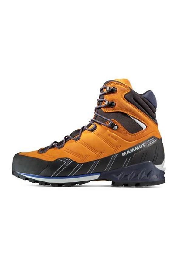 Buty trekkingowe męskie Mammut Kento Advanced High Gtx. Kolor: pomarańczowy. Materiał: zamsz, syntetyk, materiał. Szerokość cholewki: normalna. Sport: turystyka piesza