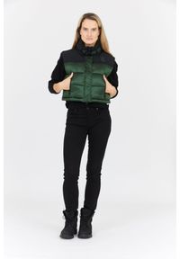 Invicta - INVICTA Zielony puchowy krótki bezrękawnik damski, Rozmiar L. Kolor: zielony. Materiał: puch. Długość rękawa: bez rękawów. Długość: krótkie #2