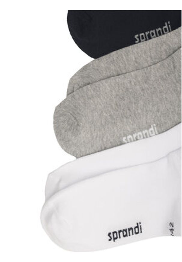 Sprandi Zestaw 3 par niskich skarpet męskich 0MB-002-AW23 (3-pack) Kolorowy. Materiał: bawełna. Wzór: kolorowy