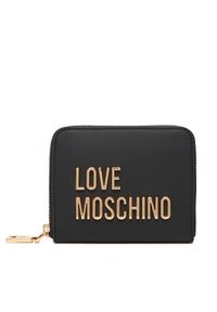 Love Moschino - Mały Portfel Damski LOVE MOSCHINO. Kolor: czarny