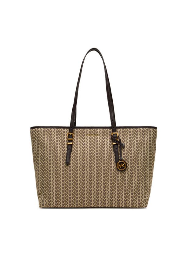 MICHAEL Michael Kors Torebka Quinn 30T5AQNT9O Brązowy. Kolor: brązowy. Materiał: skórzane