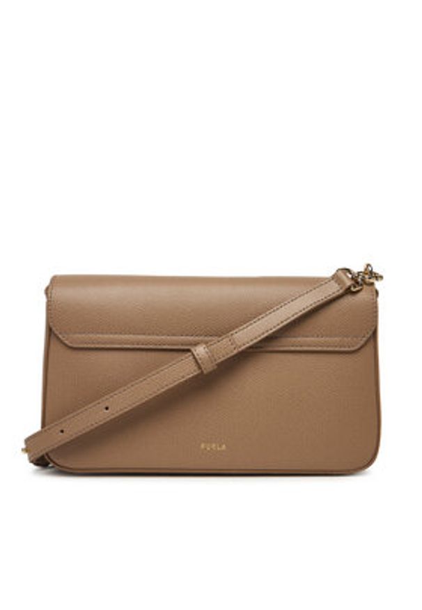 Furla Torebka Iride WB01826 ARE000 CN 1257S 1007 Beżowy. Kolor: beżowy. Materiał: skórzane