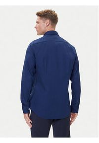TOMMY HILFIGER - Tommy Hilfiger Koszula MW0MW39573 Granatowy Slim Fit. Kolor: niebieski. Materiał: bawełna #5