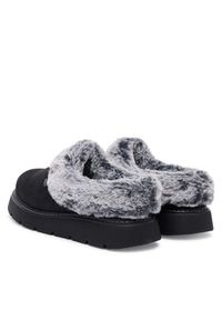 skechers - Skechers Kapcie Keepsakes Lite 114762/BBK Czarny. Kolor: czarny. Materiał: skóra