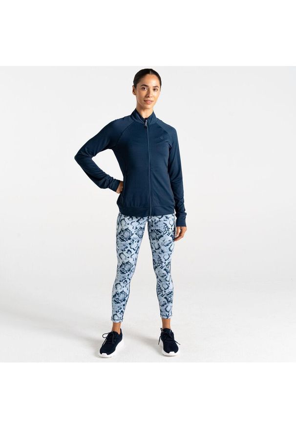 DARE 2B - Bluza turystyczna damska Energise. Kolor: zielony, wielokolorowy, brązowy. Sport: turystyka piesza