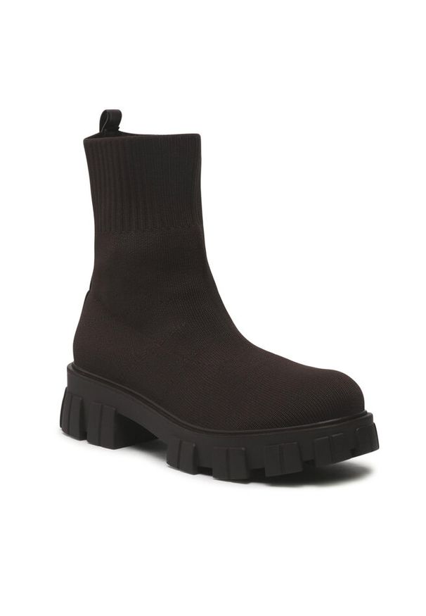 Botki DeeZee. Kolor: brązowy