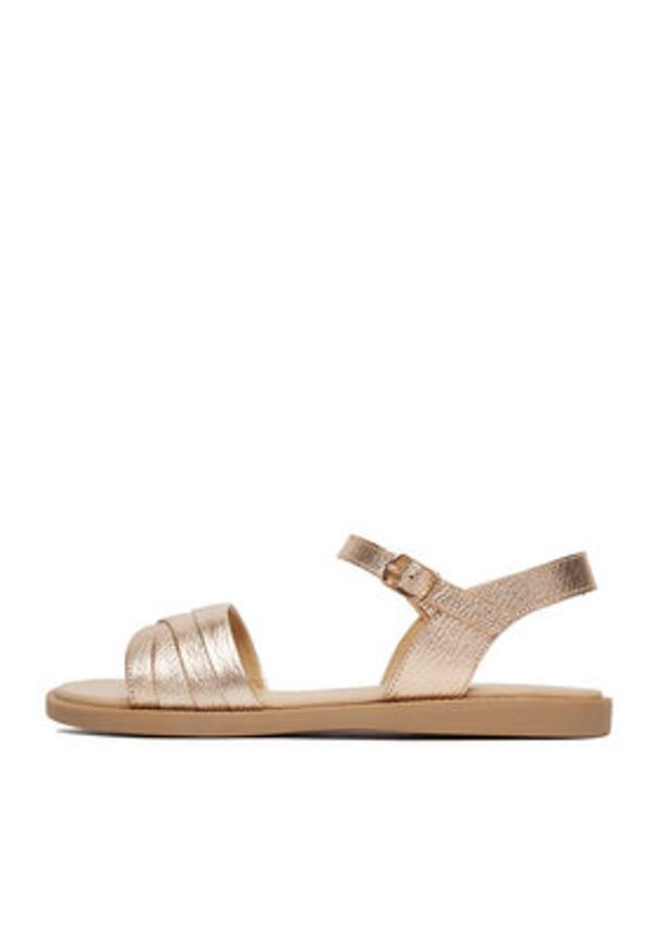 Lasocki Sandały CEO-WI23-3096-09 Złoty. Kolor: złoty. Materiał: skóra