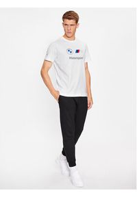 Puma T-Shirt Bmw Mms Ess Logo 621314 Biały Regular Fit. Kolor: biały. Materiał: bawełna #3