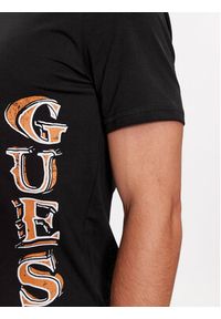 Guess T-Shirt M4RI30 J1314 Czarny Slim Fit. Kolor: czarny. Materiał: bawełna #5