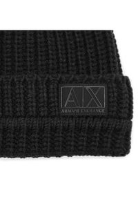 Armani Exchange Czapka 954662 3F302 00020 Czarny. Kolor: czarny. Materiał: materiał, wełna #3