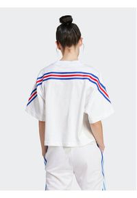 Adidas - adidas T-Shirt Future Icons 3-Stripes IS3236 Biały Loose Fit. Kolor: biały. Materiał: bawełna #4