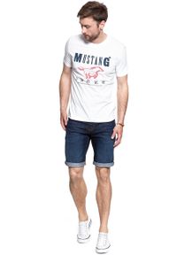 Mustang - SPODENKI MĘSKIE MUSTANG 5 POCKET SHORT SUPER DARK 1007104 5000 942. Materiał: jeans #3