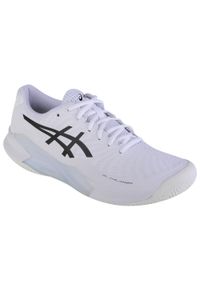 Asics - Buty do tenisa męskie, ASICS Gel-Challenger 14 Clay. Zapięcie: sznurówki. Kolor: czarny, biały, wielokolorowy. Materiał: syntetyk, tkanina, materiał. Szerokość cholewki: normalna. Sport: tenis