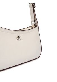 Calvin Klein Torebka Ck Small Shoulder Bag LV04F3170G Biały. Kolor: biały. Materiał: skórzane #5