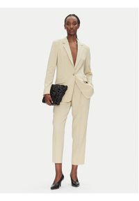 BOSS Marynarka Jocaluah 50490053 Beżowy Regular Fit. Kolor: beżowy. Materiał: syntetyk #3