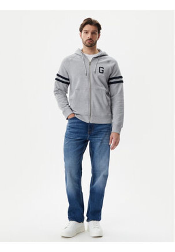 Guess Jeans Bluza M5GQ26 KCPR1 Szary Regular Fit. Kolor: szary. Materiał: bawełna
