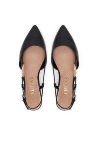 Guess Baleriny FLTFRA LEA05 Czarny. Kolor: czarny. Materiał: skóra #5