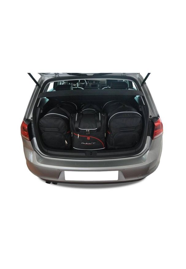 KJUST - Torby Do Bagażnika Vw Golf Sportsvan 2013-2020 4Szt Kjust. Kolor: czarny. Styl: sportowy