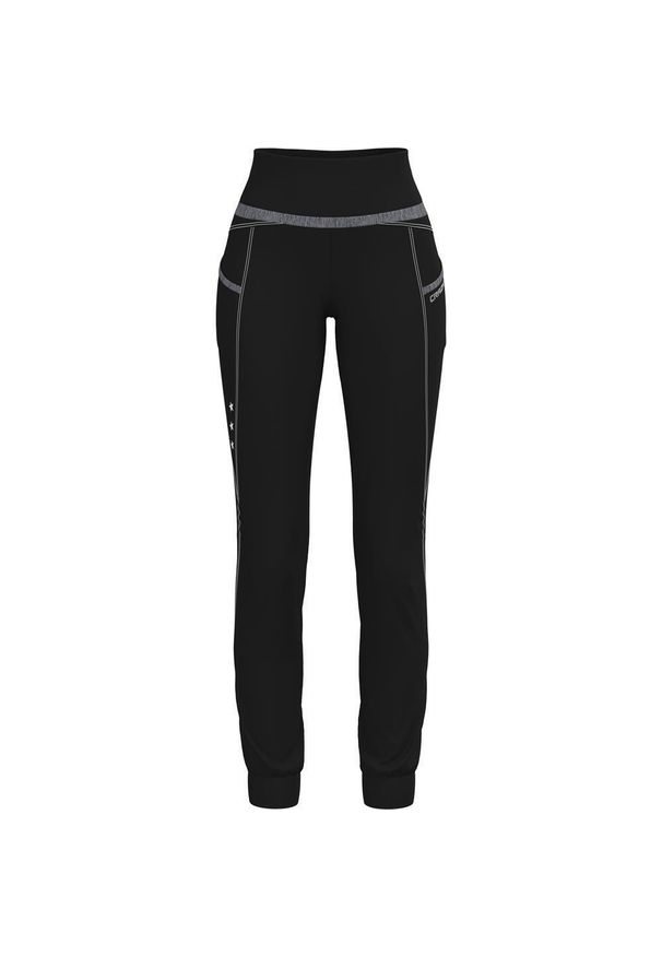 CRAZY - Damskie legginsy Crazy Exit Light. Kolor: czarny. Sport: turystyka piesza