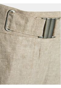 Remain Spodnie materiałowe 5003161246 Beżowy Straight Fit. Kolor: beżowy. Materiał: bawełna, len #3