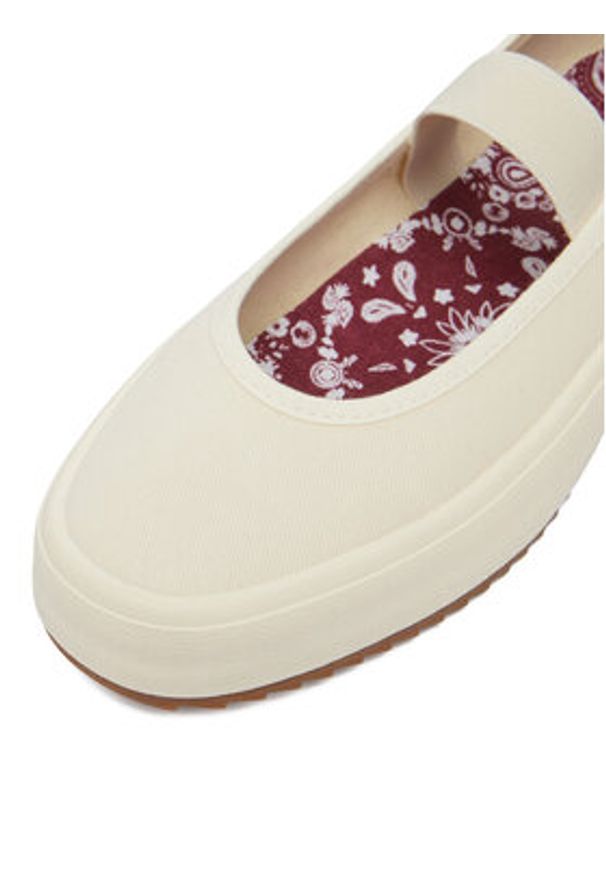 Roxy Tenisówki CWBEOB-HRY25626-1 Écru. Kolor: kremowy. Materiał: materiał