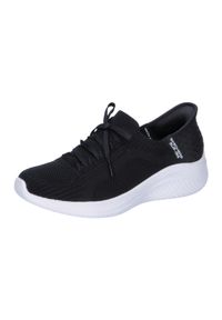 skechers - Buty SKECHERS SLIP-INS: ULTRA FLEX 3.0 TONAL STRETC Czarny. Zapięcie: bez zapięcia. Kolor: czarny. Materiał: tkanina. Model: Skechers Sport. Sport: turystyka piesza