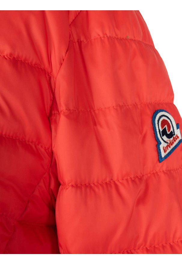 Invicta Kurtka "Down Jacket" | 4431269 / U | Mężczyzna | Pomarańczowy. Okazja: na co dzień. Typ kołnierza: kaptur. Kolor: pomarańczowy. Materiał: poliamid. Wzór: aplikacja. Styl: casual