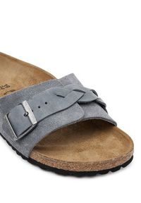 Birkenstock Klapki Oita Braided 1029121 Szary. Kolor: szary. Materiał: zamsz, skóra #6