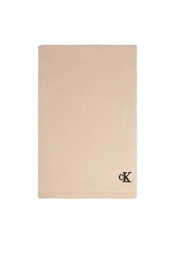 Calvin Klein Szalik Seasonal K60K612662 Różowy. Kolor: różowy. Materiał: bawełna