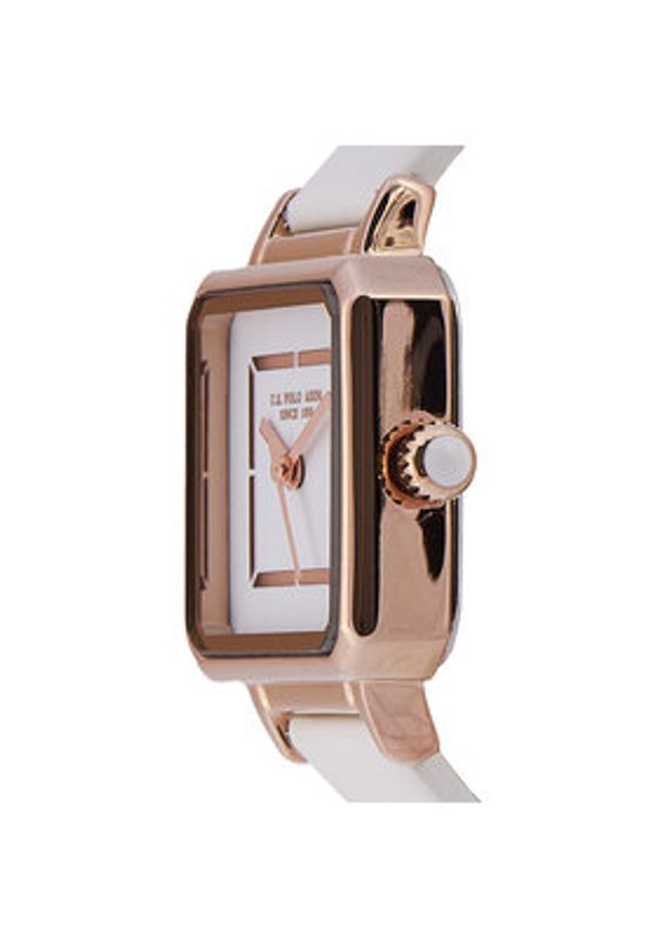 U.S. Polo Assn. Zegarek Gabrielle USP8296WH Biały. Kolor: biały