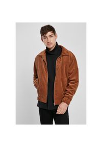 Kurtka Urban Classics boxy corduroy. Kolor: pomarańczowy. Materiał: sztruks, materiał #1