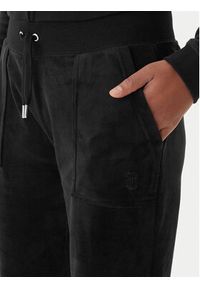 Juicy Couture Spodnie dresowe JCBBJ225802 Czarny Slim Fit. Kolor: czarny. Materiał: syntetyk #3
