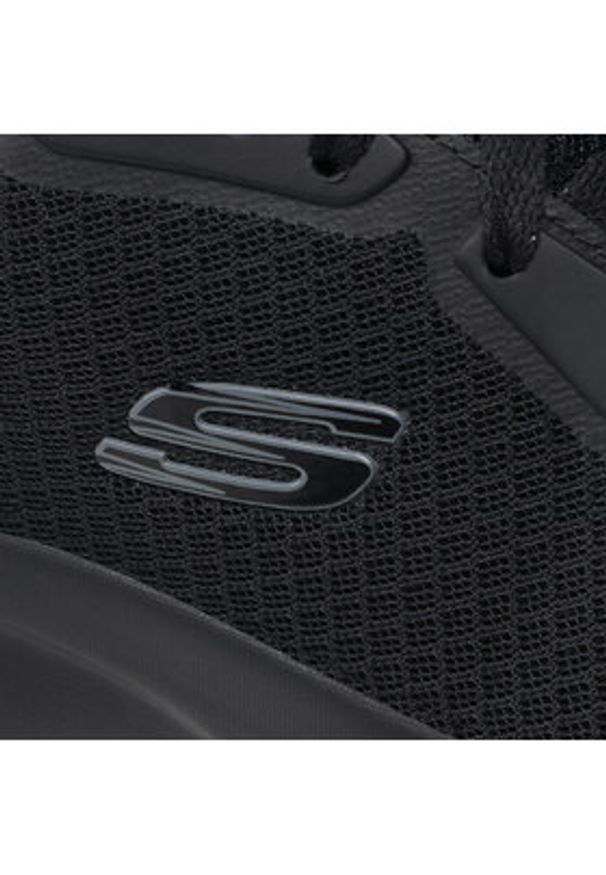 skechers - Skechers Sneakersy Full Pace 232293/BBK Czarny. Kolor: czarny. Materiał: materiał