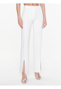 Pinko Spodnie materiałowe Paloma 100351 A04I Biały Flare Fit. Kolor: biały. Materiał: syntetyk, wiskoza