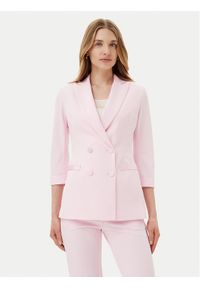 Imperial Marynarka JU25JAW Różowy Slim Fit. Kolor: różowy. Materiał: syntetyk