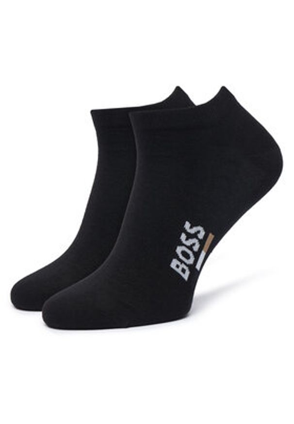 BOSS Skarpety krótkie 50559426 Czarny. Kolor: czarny. Materiał: bawełna
