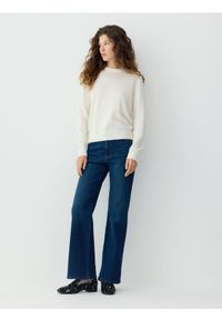 Reserved - Sweter z kaszmiru - złamana biel. Materiał: kaszmir #1